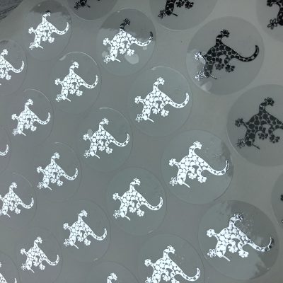 Foiled Clear Stickers
