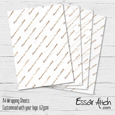 A4 Branded Wrapping Sheets