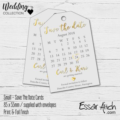 Save The Date Tags – Small