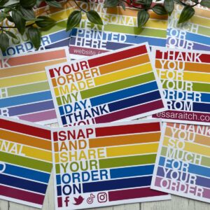 Rainbow A6 Postcards