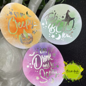 Large / Mixed Halloween foiled stickers