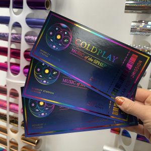 Foiled Event Fake Tickets / Vouchers